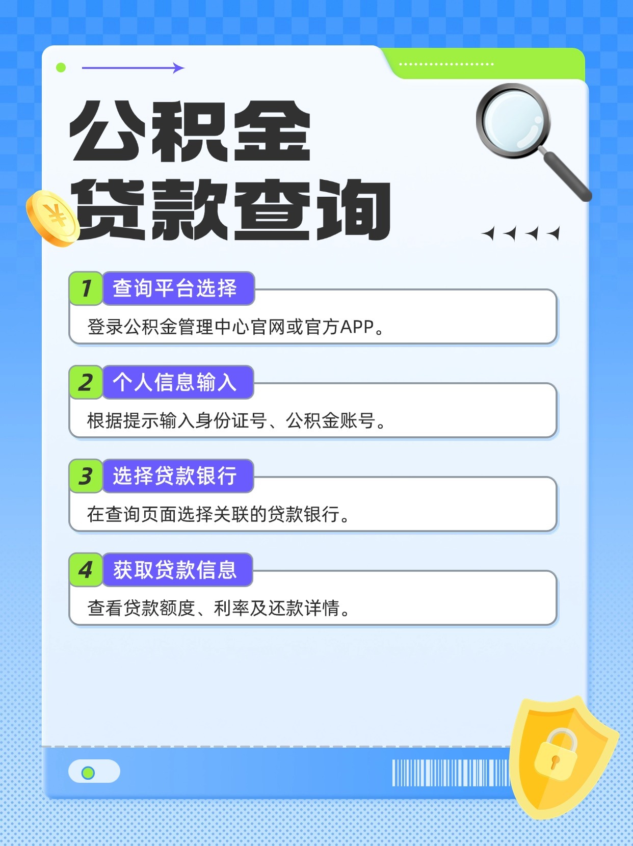 一文看懂：公积金贷款银行信息查询方法