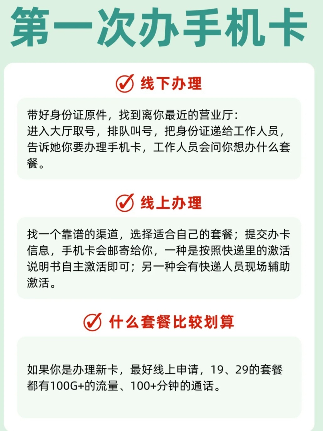 购买手机号码需要什么手续